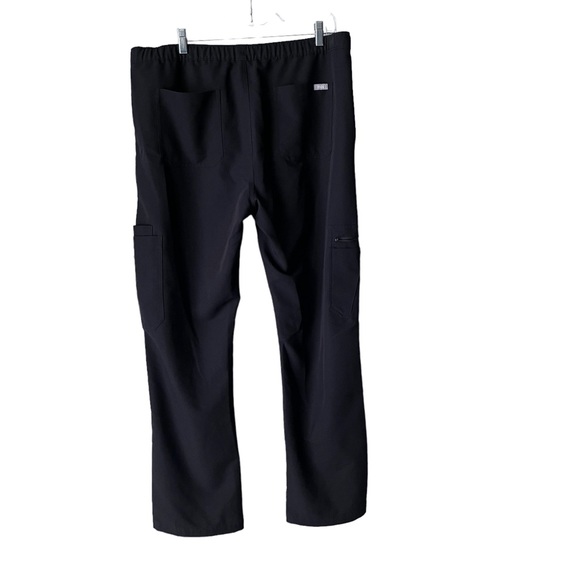 Figs Technical Collection Scrubs Set Top & Bottom Straight Leg Black XL - Picture 12 of 15